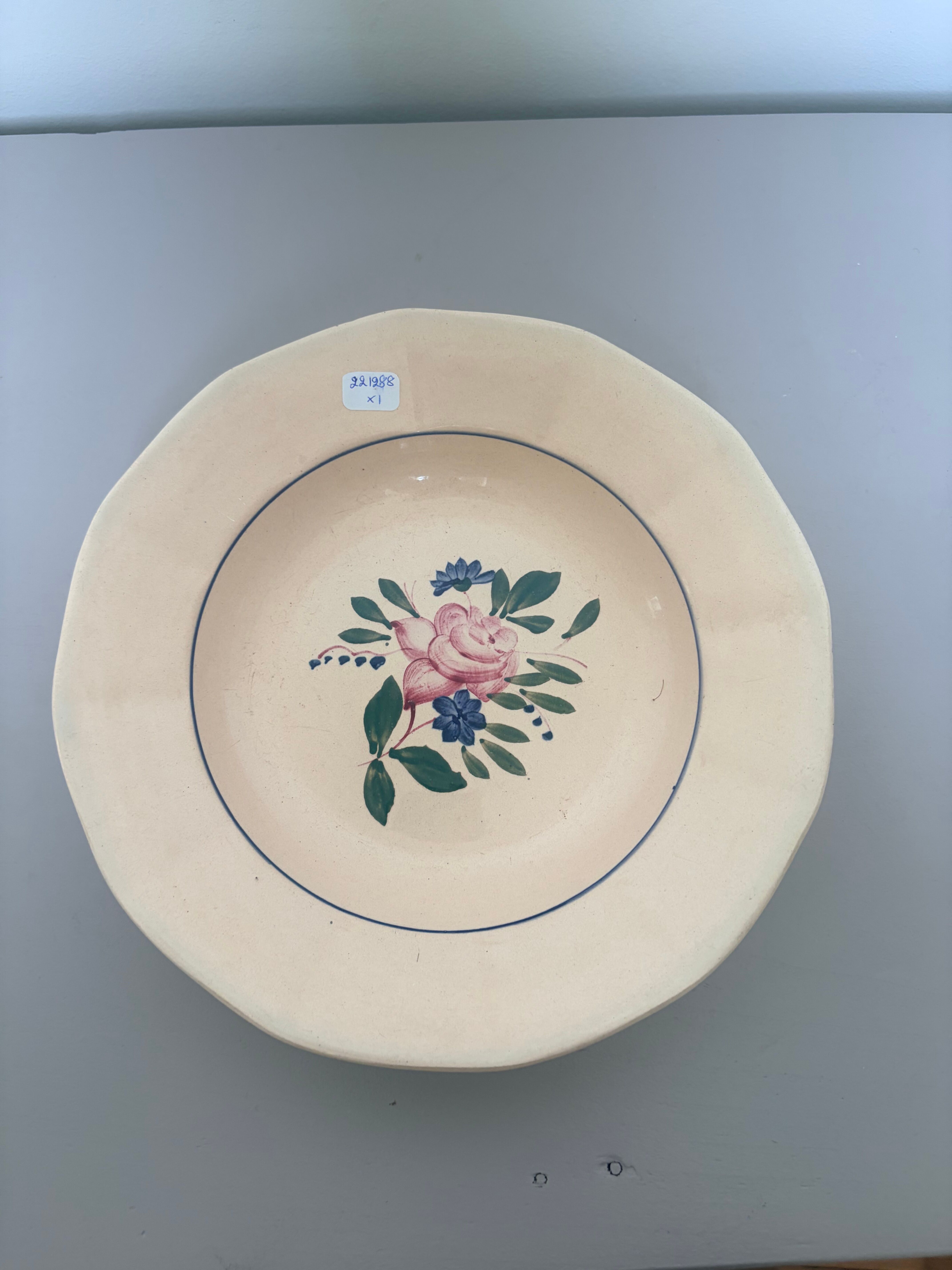 1 deep plate Digoin Sarreguemines 221288