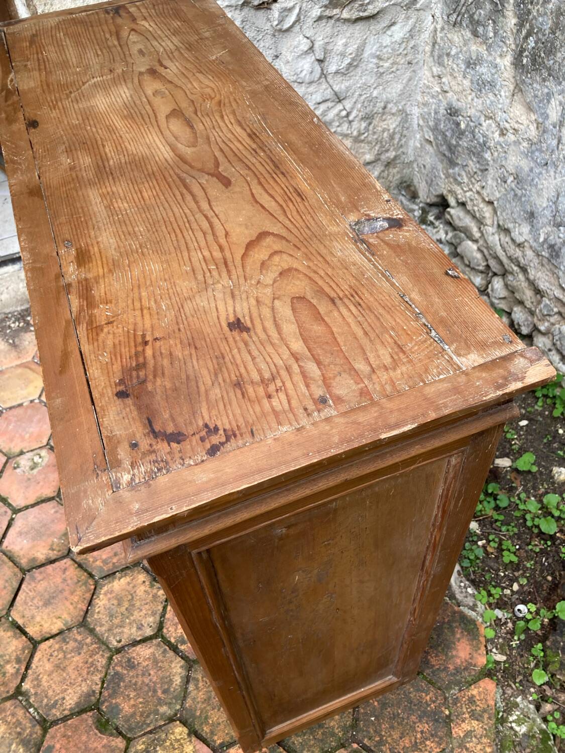 Vintage solid pine dresser