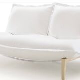 2-seater modular fabric sofa