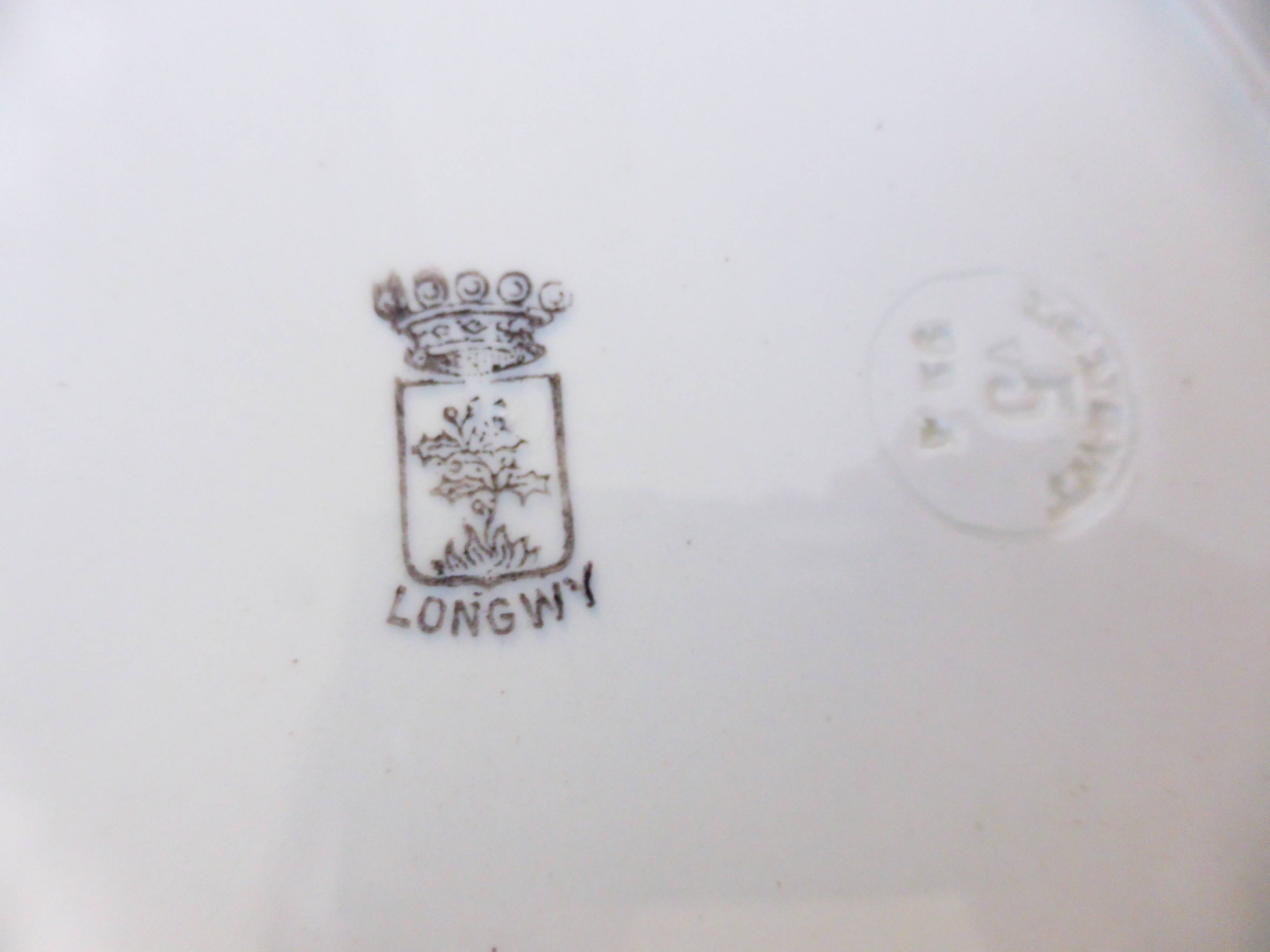 Set of 3 flat plates from Longwy model Florea 210640