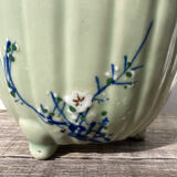 Chinese blue ceramic pot cover