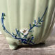 Chinese blue ceramic pot cover