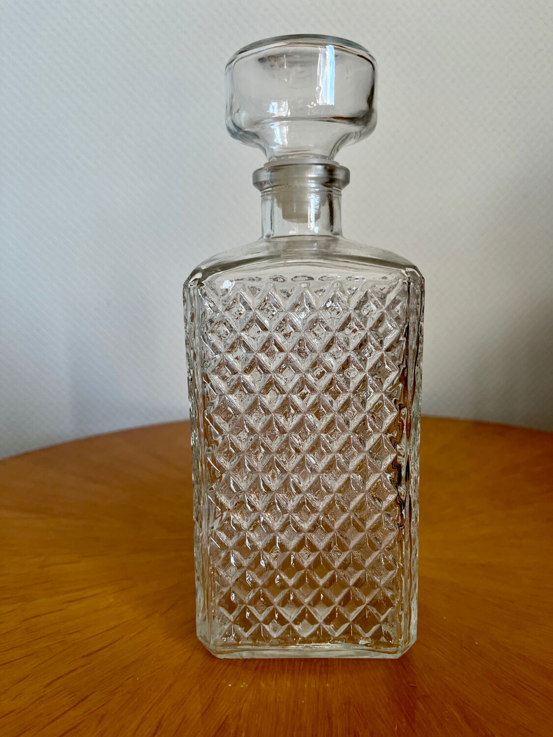 Vintage glass decanter