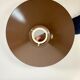Suspension in chocolate lacquered aluminium produced in Denmark, Scandinavian design 1970-1980