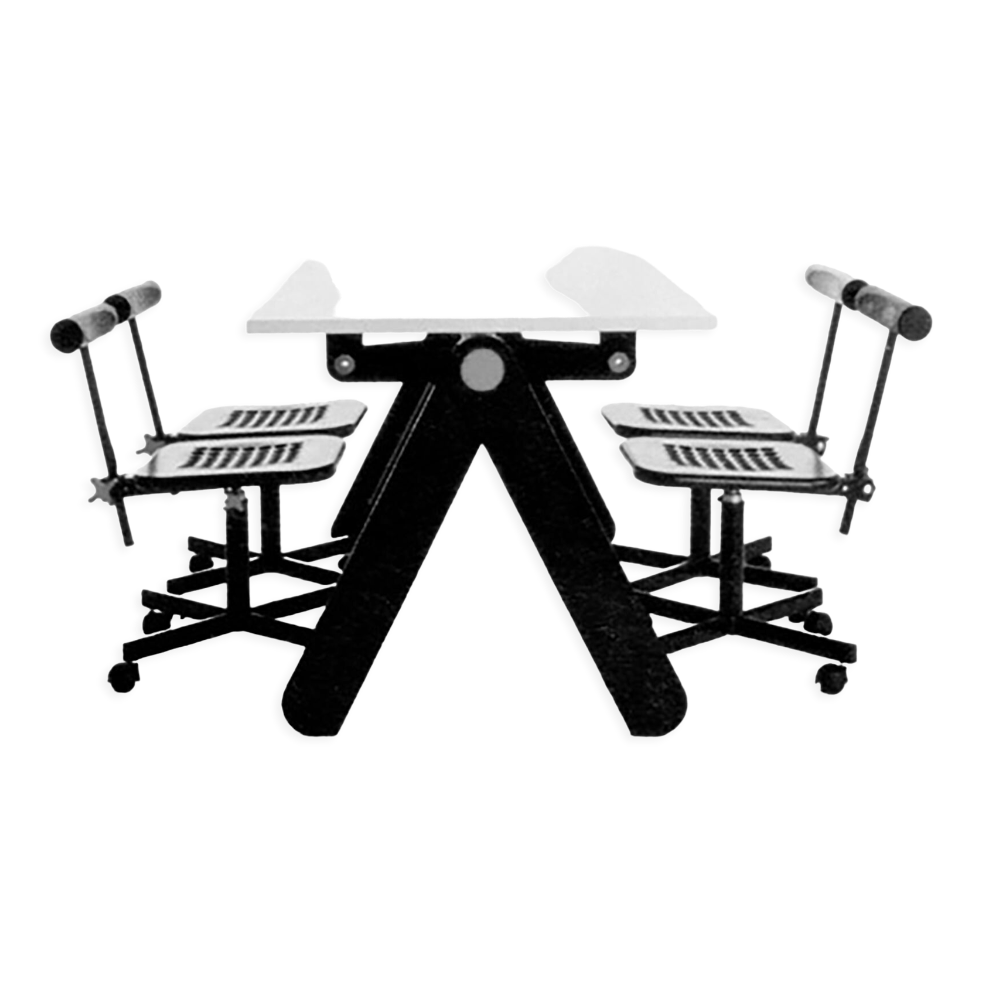 Heron table or desk by Paolo Parigi, Italy