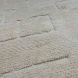 Ecru Beni Ouarain Berber Rug