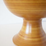 Ceramic cup imitation wood 1970