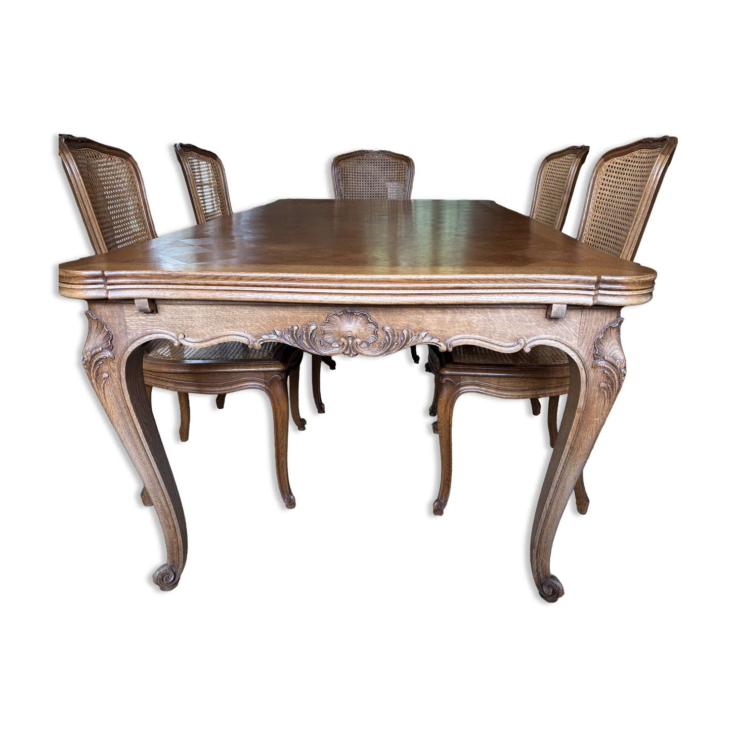 Dining table with extension