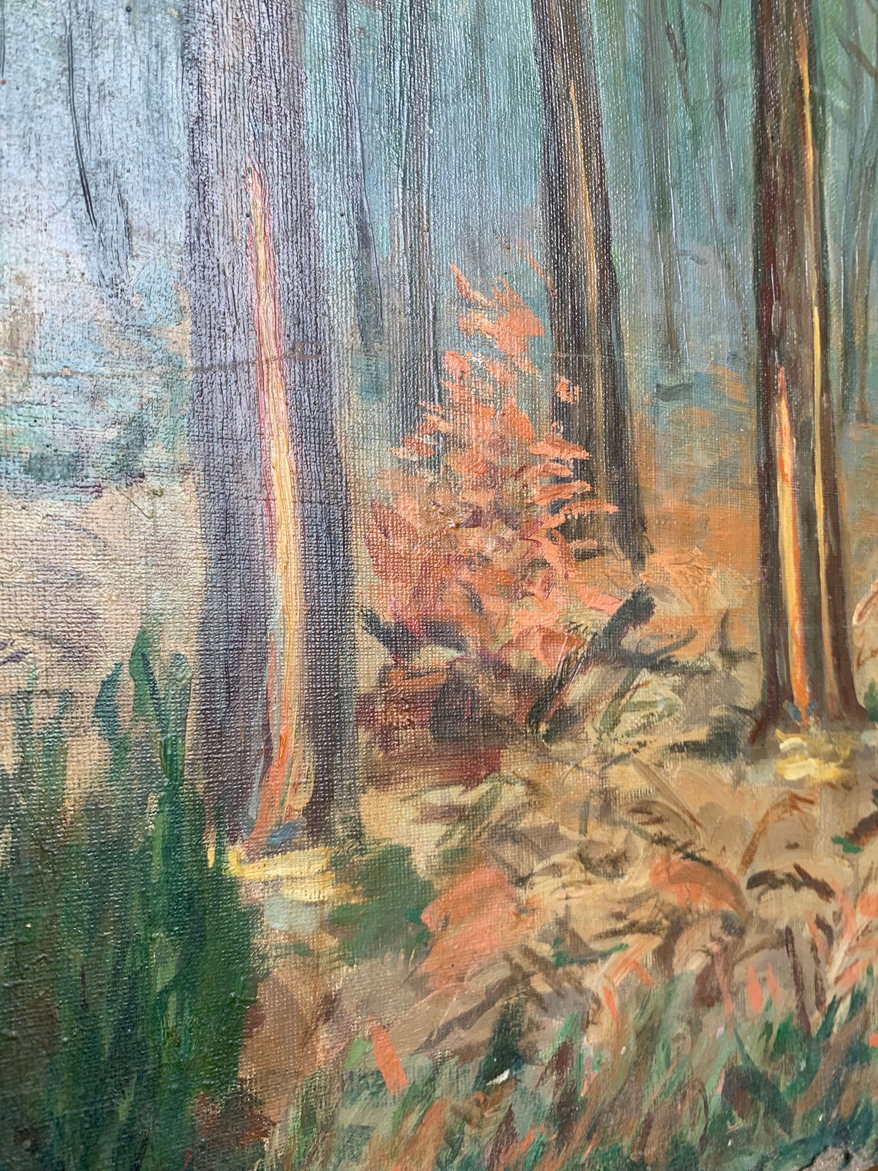 The moors, gde oil on canvas yolande dupertout 1919-1988