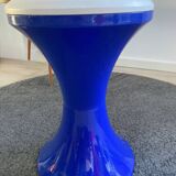 Tabouret tam tam bleu vintage