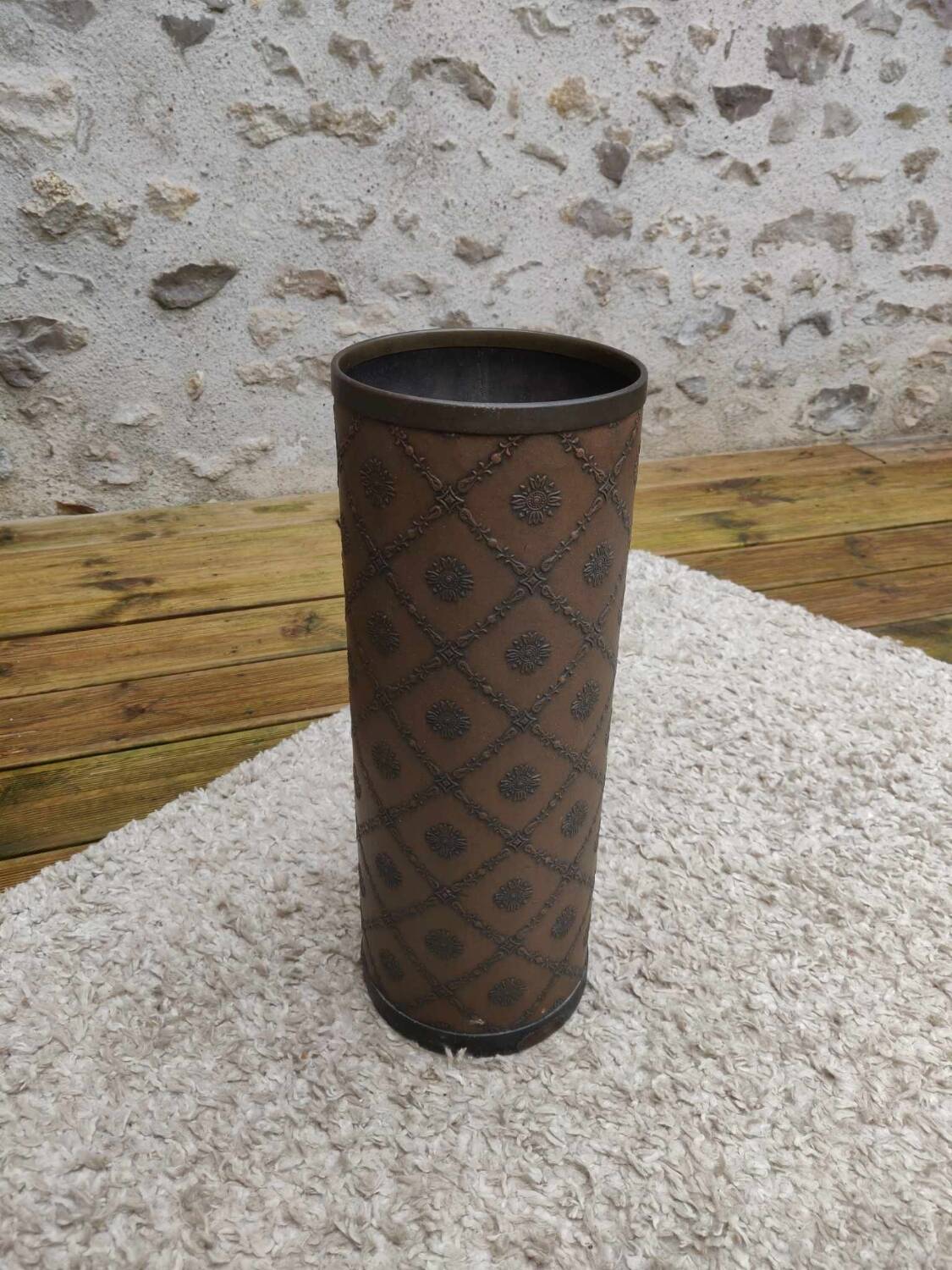 Art deco umbrella stand