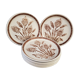 Ceramic plates thistles 70's