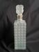 Green frosted glass whisky decanter