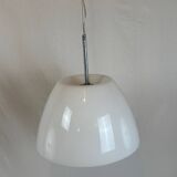 Swedish opaline pendant light from the 1980s