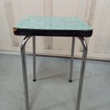 Green Formica stool
