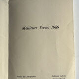 Lithographie originale de Uno Svensson, 1986. Michel Cassé