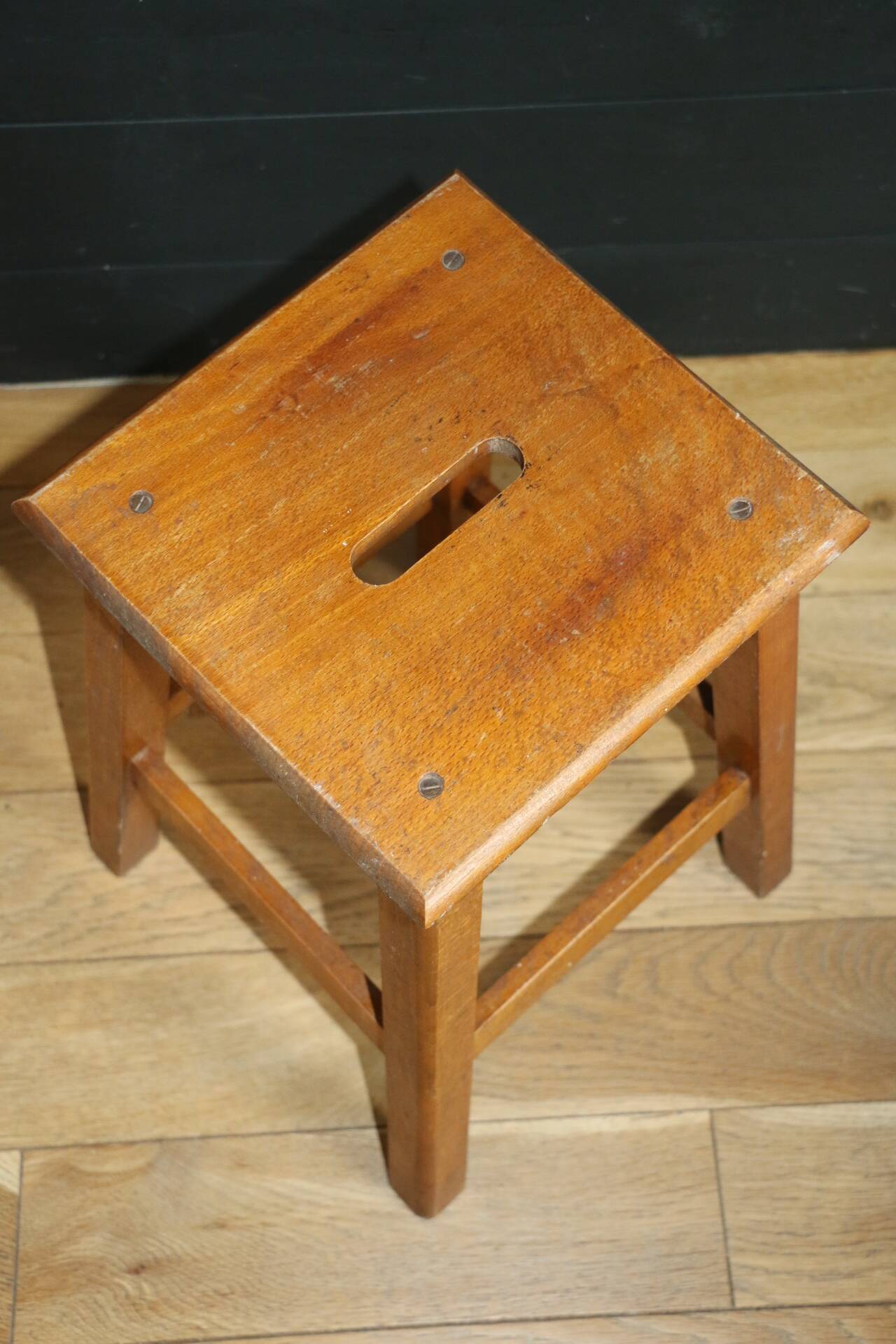 2 solid stools 1950 450mm