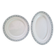 Set Of 2 Large Salt Dishes Model Garlands LXVI