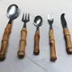 Bamboo cutlery set