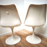 Pair of vintage Tulip chairs, Eero Saarinen