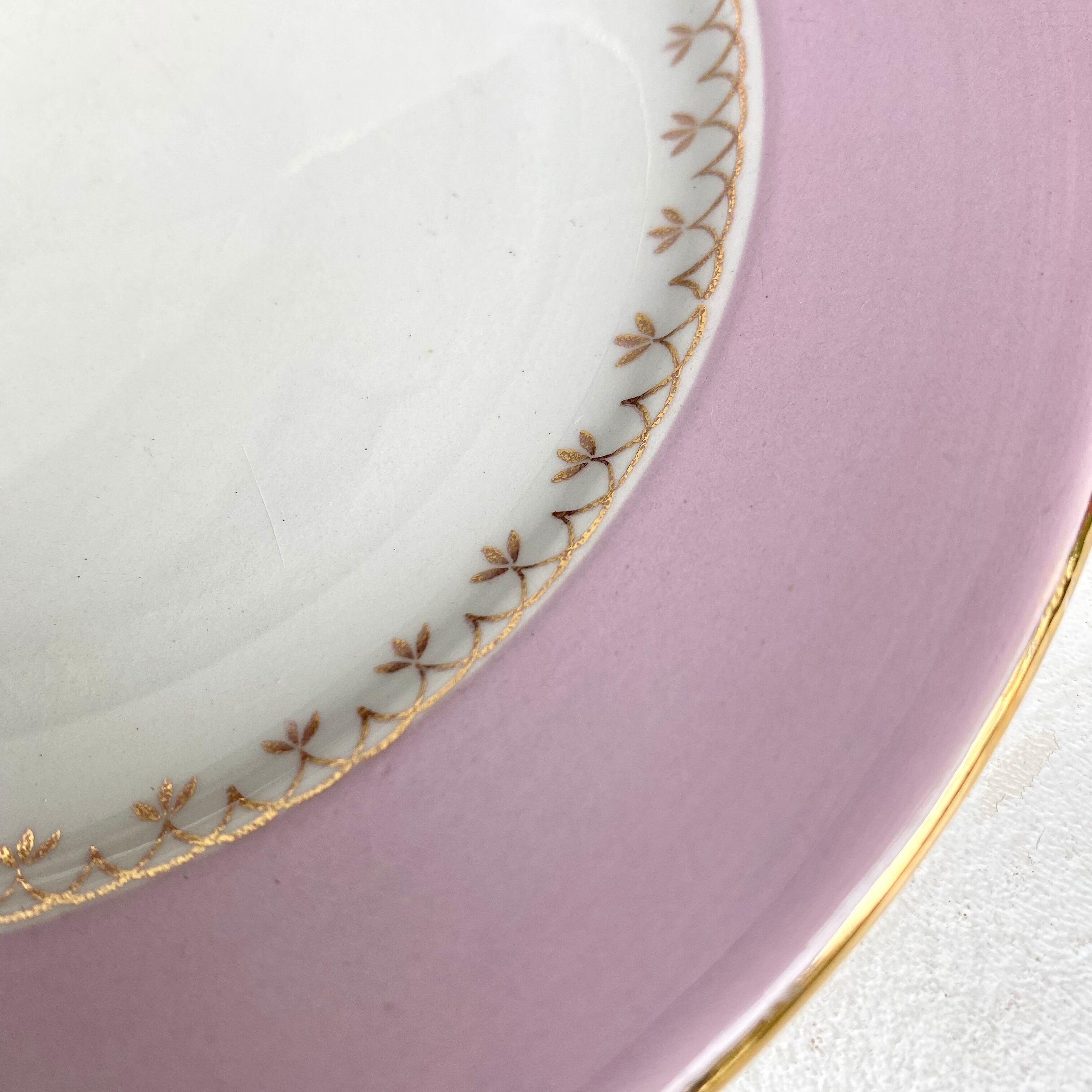 Antique porcelain dessert plates