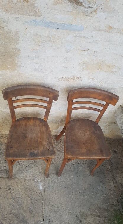 Set of 2 chairs bistrot baumann