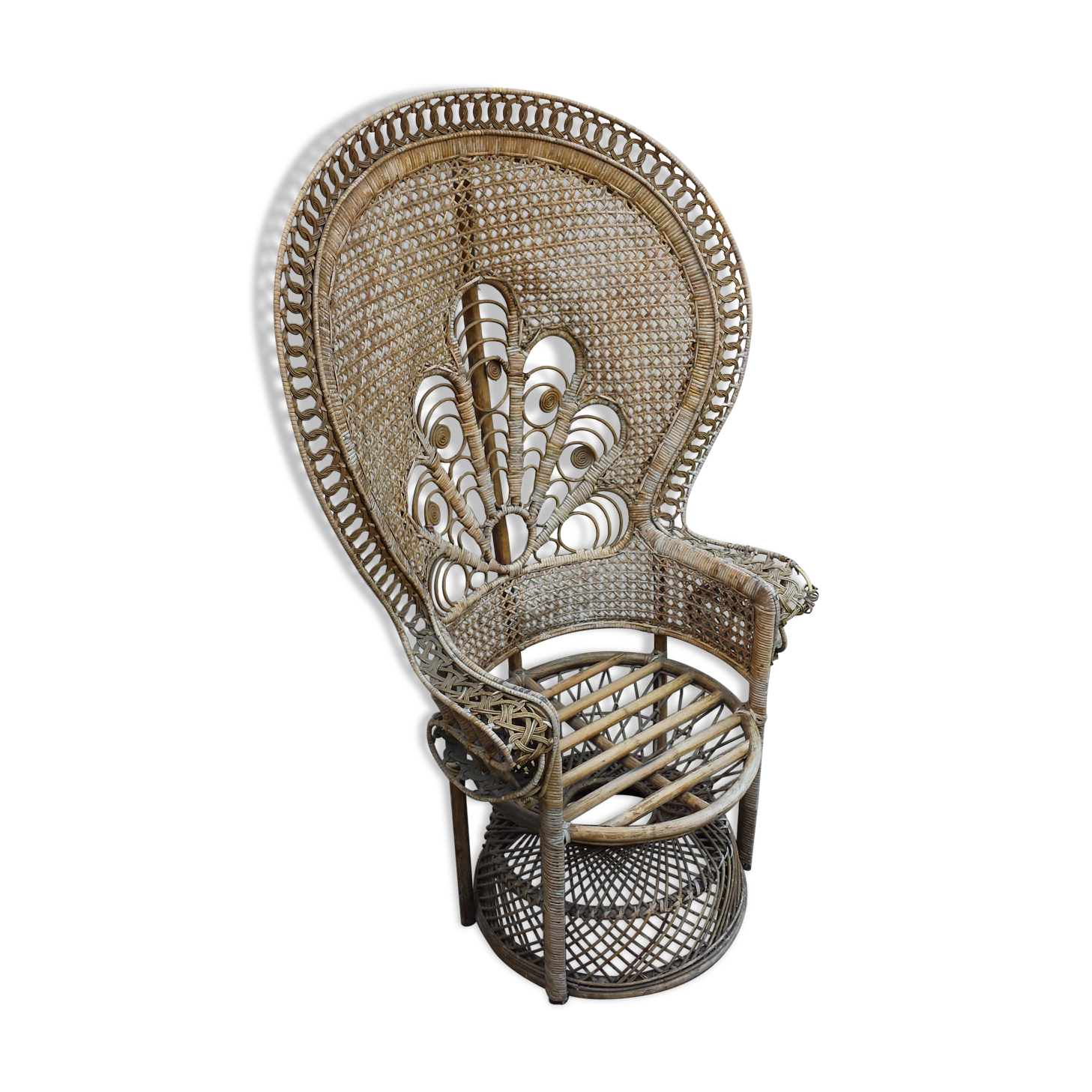 Rattan armchair
