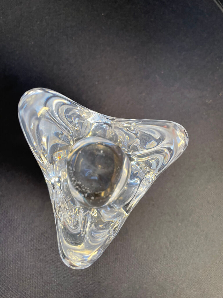 Schneider glassware - Pencil holder - Blown and cut crystal