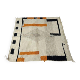 Beni Orain rug, handmade Moroccan rug, 150/250cm