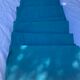 6 damask cotton towels tinted emerald blue
