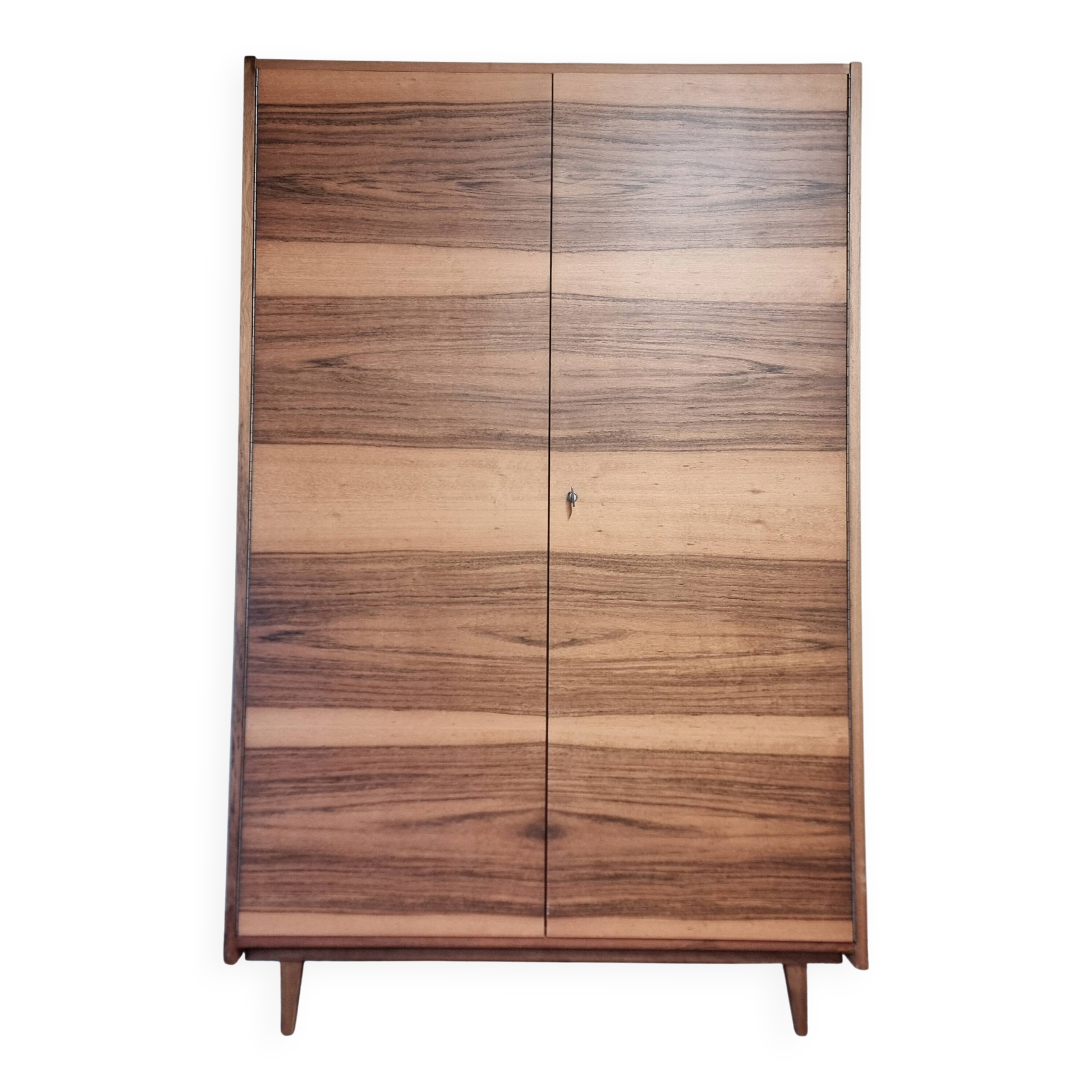 Vintage Wardrobe in Walnut, 1970s
