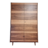 Vintage Wardrobe in Walnut, 1970s