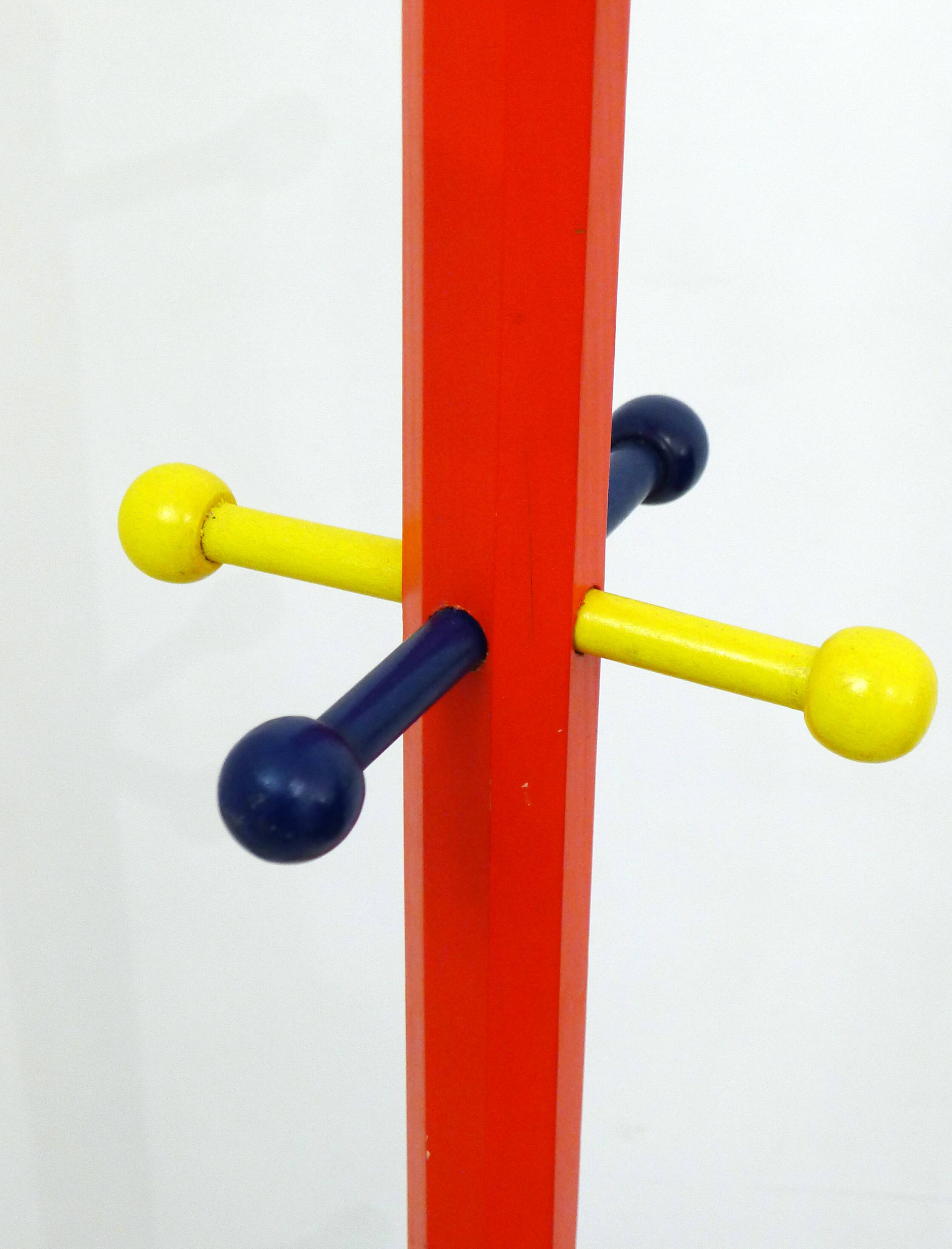 Coat rack colored pencil