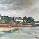 Breton village tableau of the Aber