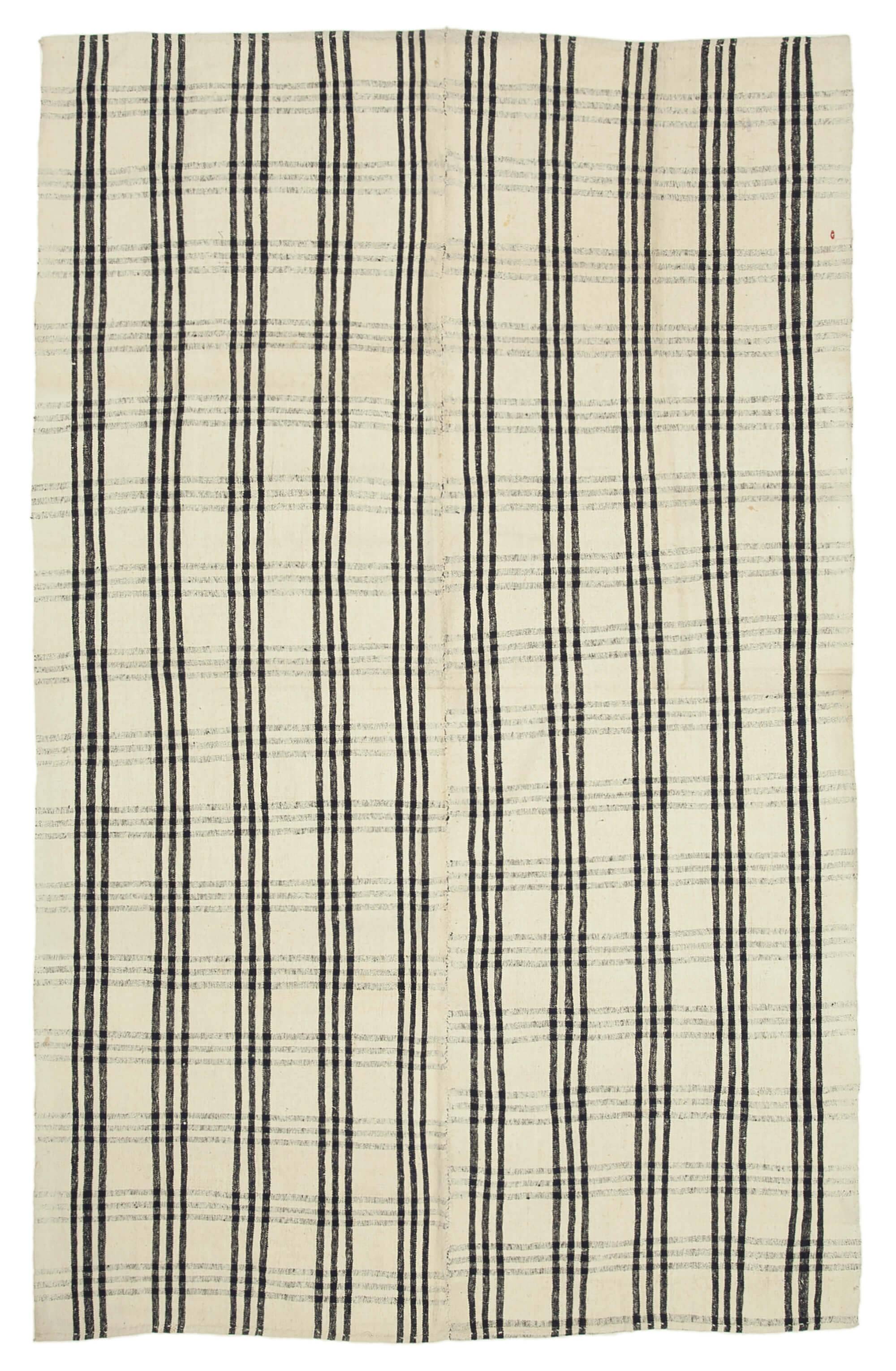 Turkish Handmade Vintage Anatolian Kilim 205 cm x 323 cm
