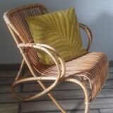 Rattan armchair