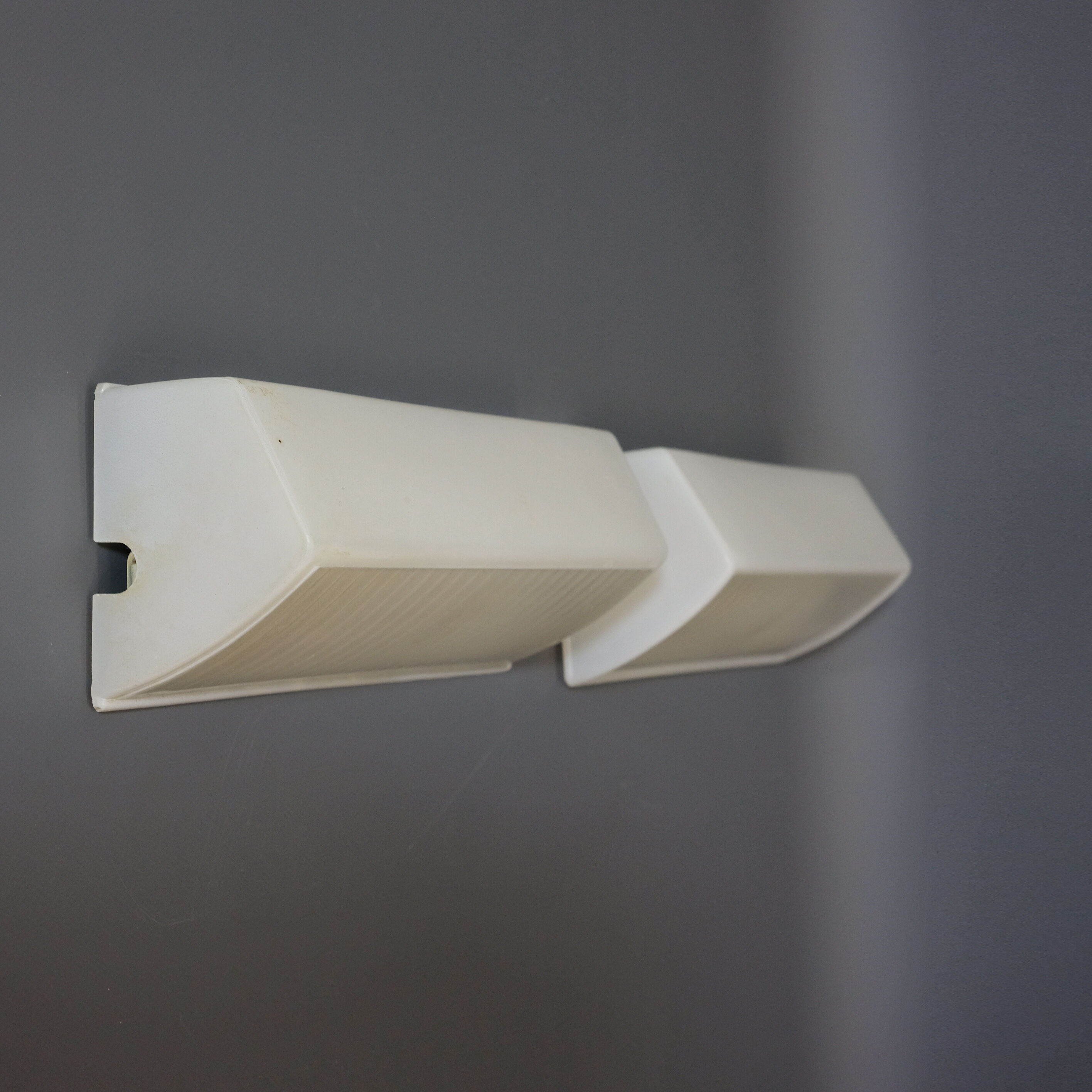 Pair of glass wall light of the years 50 Holophane