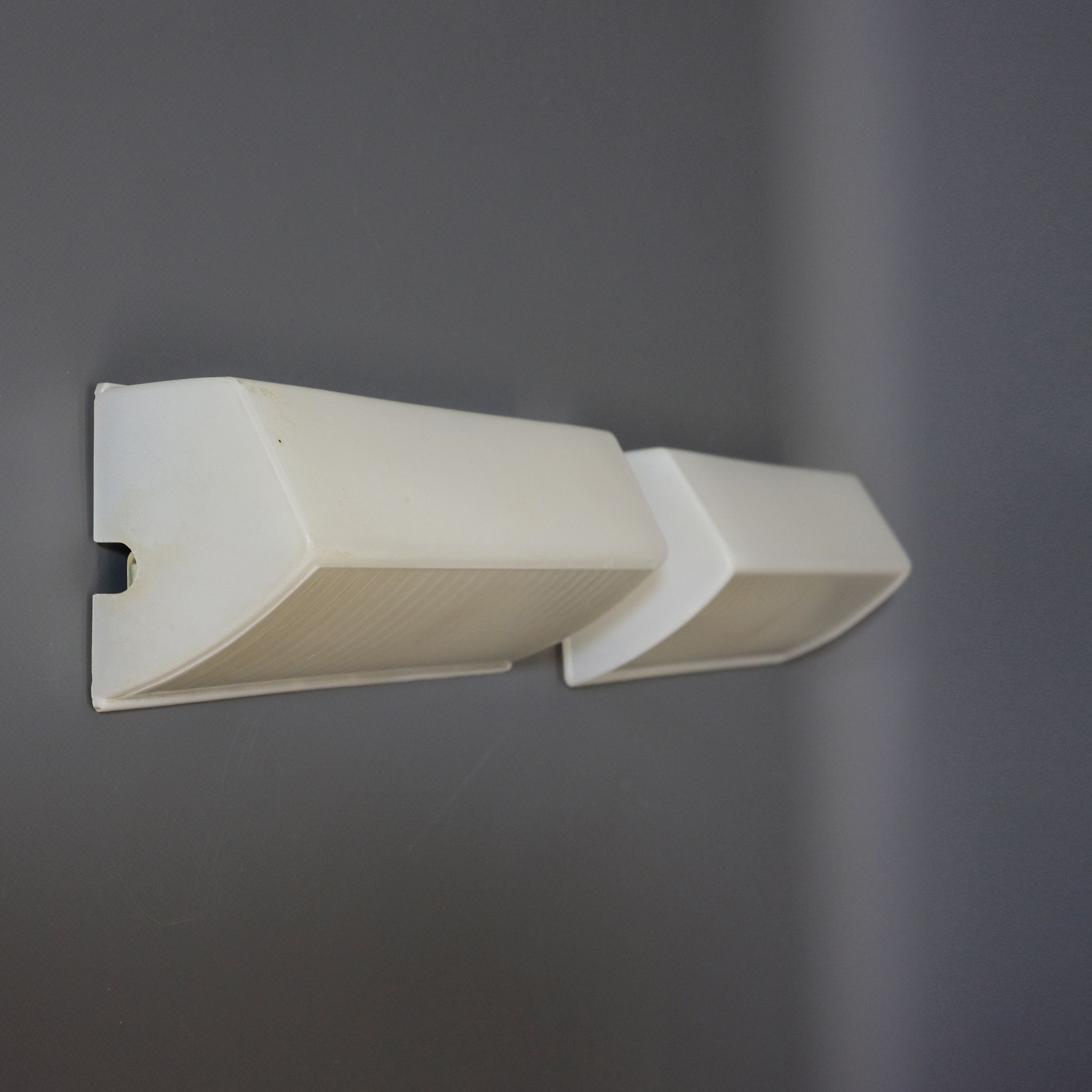 Pair of glass wall light of the years 50 Holophane