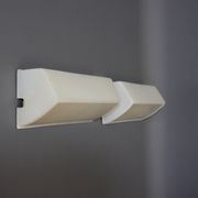 Pair of glass wall light of the years 50 Holophane
