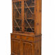 19th-century vintage English display cabinet
