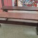 Paire de bancs de ferme l 140 cm