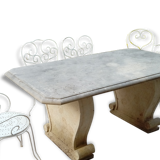 Garden stone table