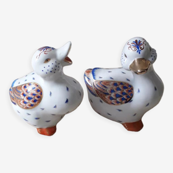 Couple of fine porcelain ducks