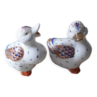 Couple of fine porcelain ducks