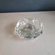 Bohemian crystal ashtray