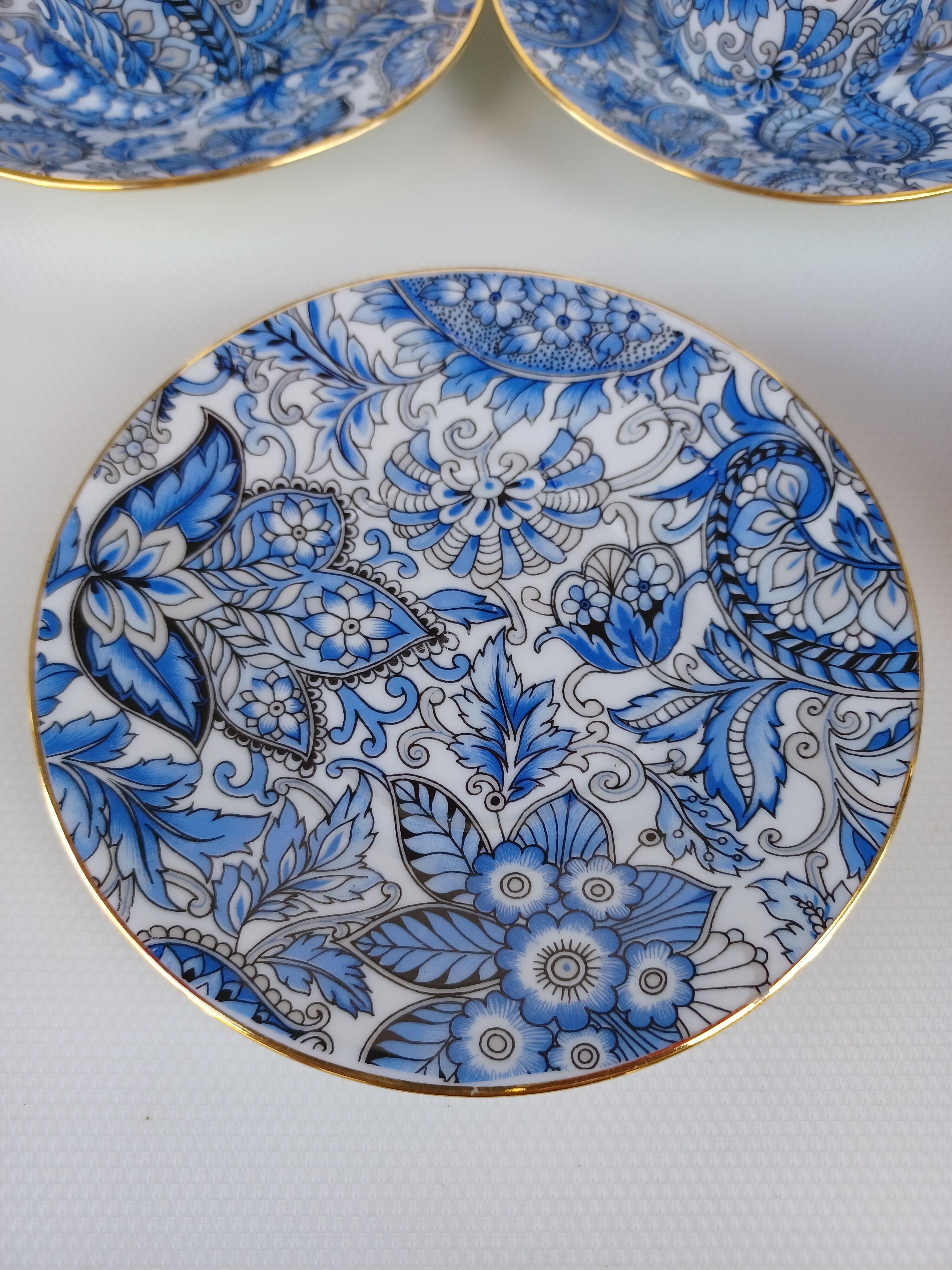 Coffee service in limoges porcelain, by lazeyras.