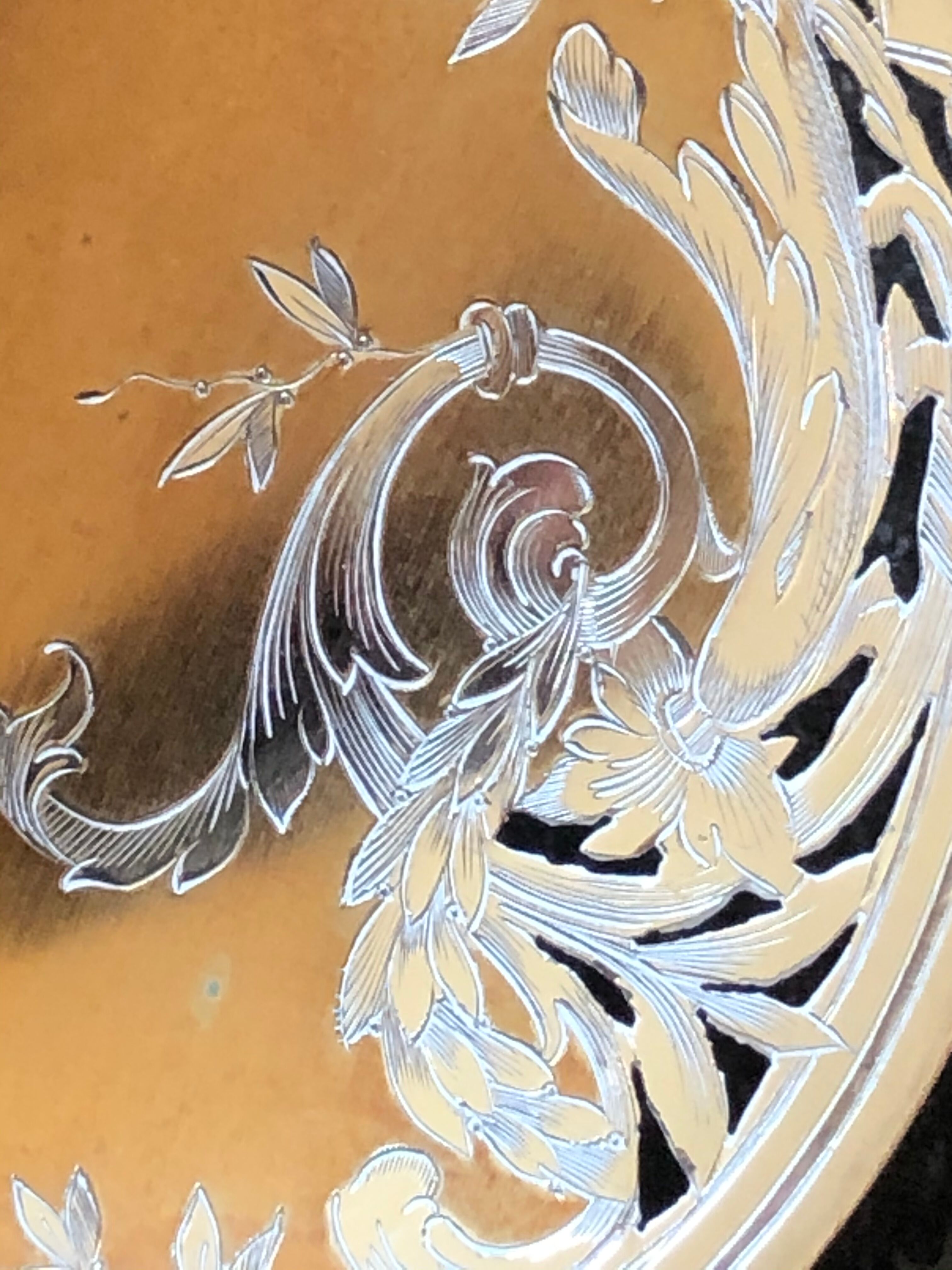 Old spoon silver metal