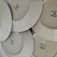 5 plates Creil and Montereau model Colbert – Ironstone 1890-1895