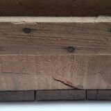 Wooden box trapezoidal