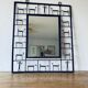 Artistic ironwork mirror, Frederick Weinberg